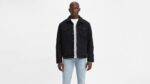 LEVIS Sherpa Trucker Jacket τζιν μπουφάν μαύρο - Image 2