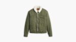 LEVIS Sherpa Trucker Jacket τζιν μπουφάν λαδί - Image 3