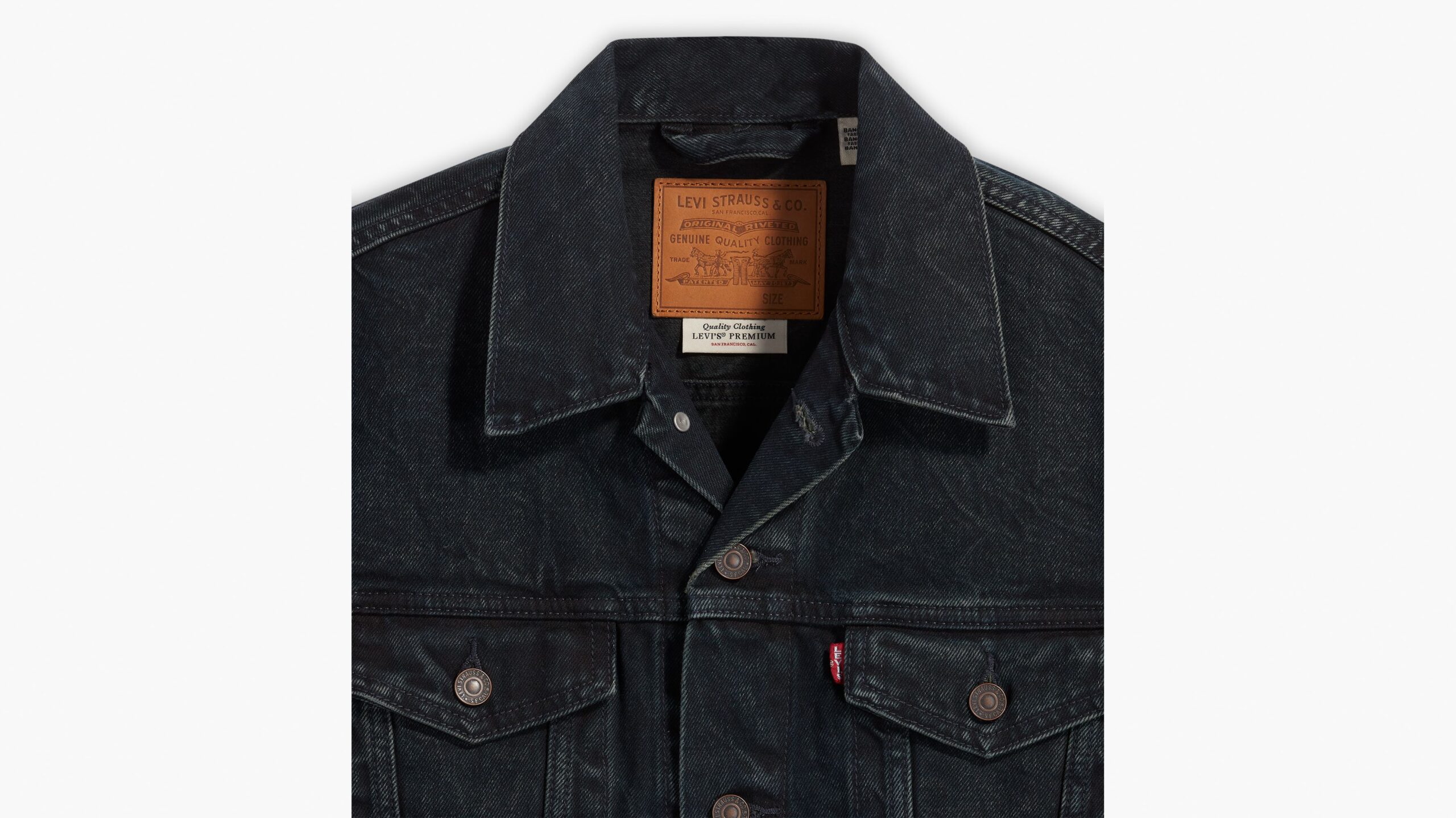 723340678-alt3-pdp-lse LEVIS Trucker Jacket Blue Black τζιν μπουφάν μπλε σκούρο - Image 1