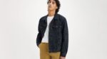 LEVIS Trucker Jacket Blue Black τζιν μπουφάν μπλε σκούρο - Image 5