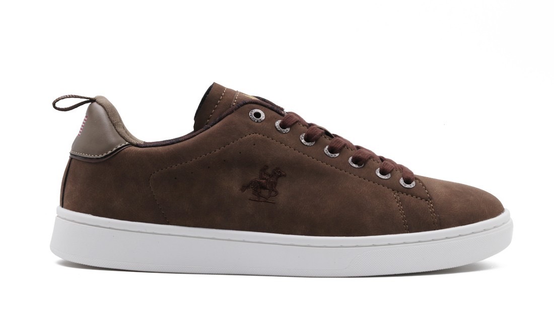 polousa ΑΝΔΡΙΚΟ ΠΑΠΟΥΤΣΙ SNEAKERS U.S. GRAND POLO καφέ - Image 1
