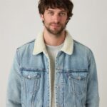LEVIS Sherpa Trucker Jacket τζιν μπουφαν μπλε-ανοιχτο - Image 2
