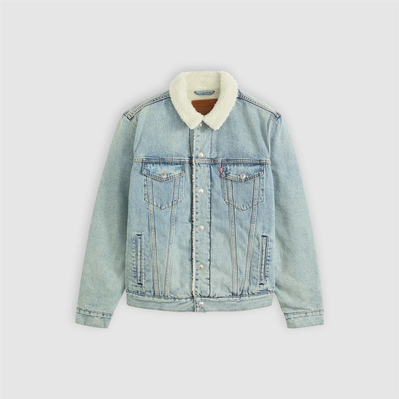 LEVISANOIXTO2 LEVIS Sherpa Trucker Jacket τζιν μπουφαν μπλε-ανοιχτο - Image 1