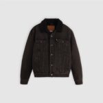 LEVIS Sherpa Trucker Jacket τζιν μπουφαν blackrinse