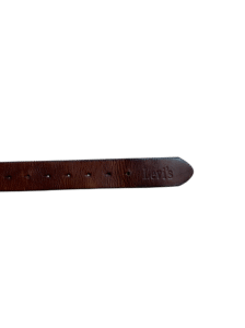ΖΩΝΗ ΔΕΡΜΑΤΙΝΗ LEVI'S ΚΑΦΕ Z12 - Image 2